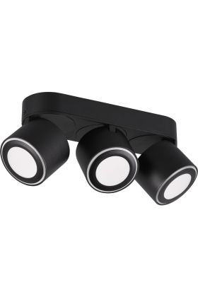 Trio Taurus 652910332 mat zwarte plafondspot